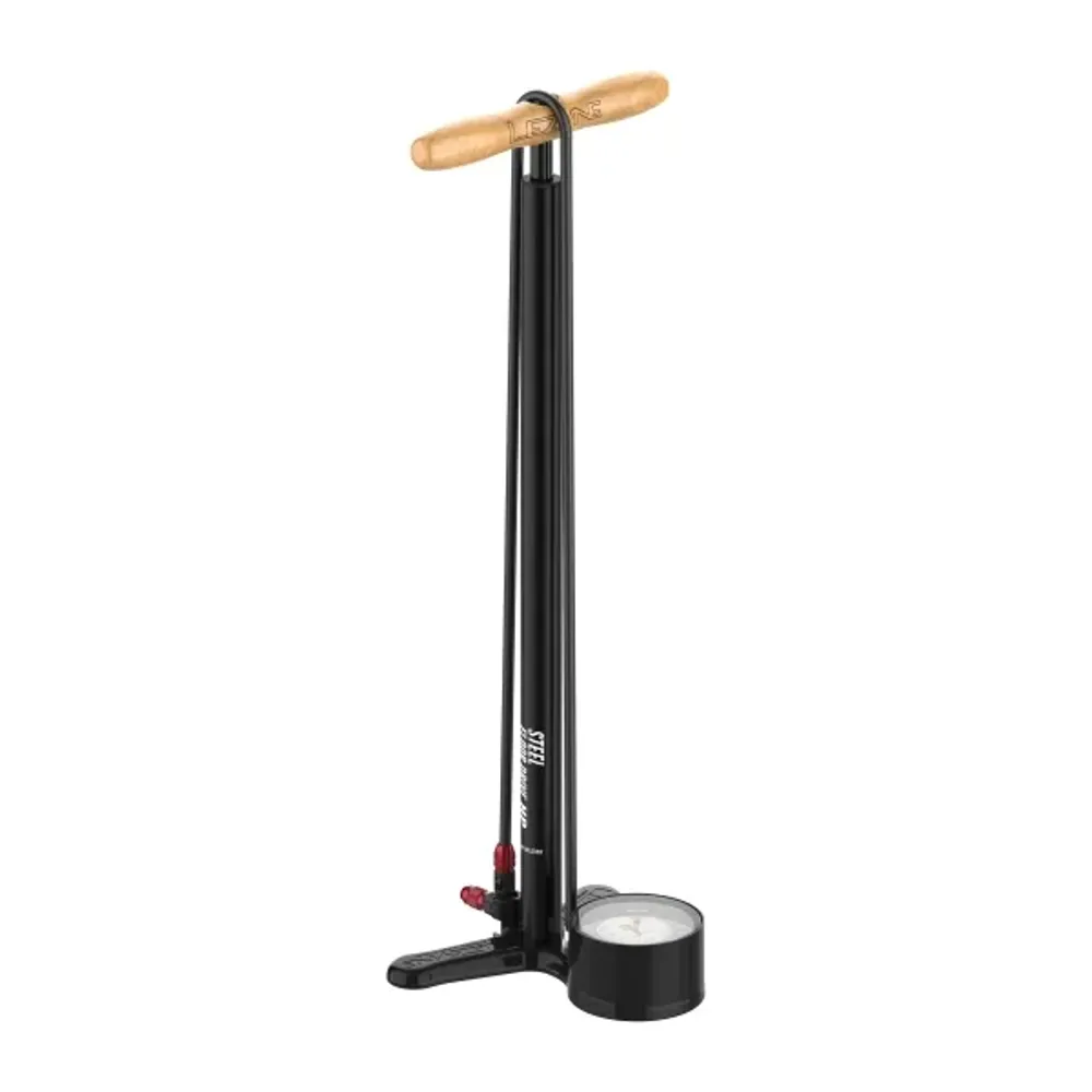 uPRISE Bikes Lezyne Steel Floor Drive 3.5 Floor Pump - 220psi - Flat Black | Price match, 365 day return s, 18-Month Warranty, Finance Available & Free UK Delivery