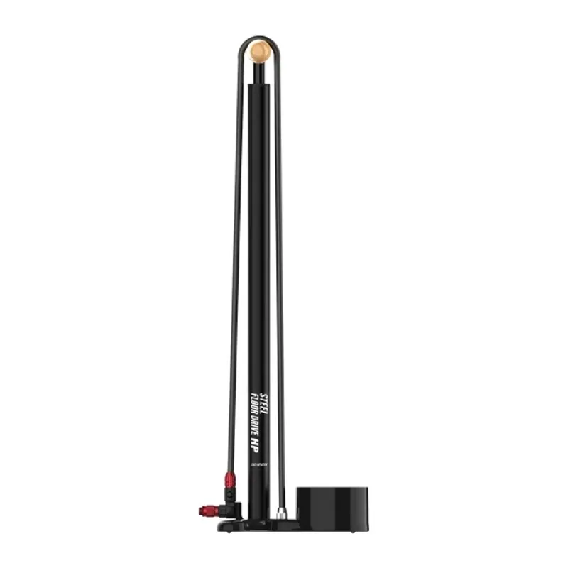Lezyne Steel Floor Drive 3.5 Floor Pump - 220psi - Flat Black-1