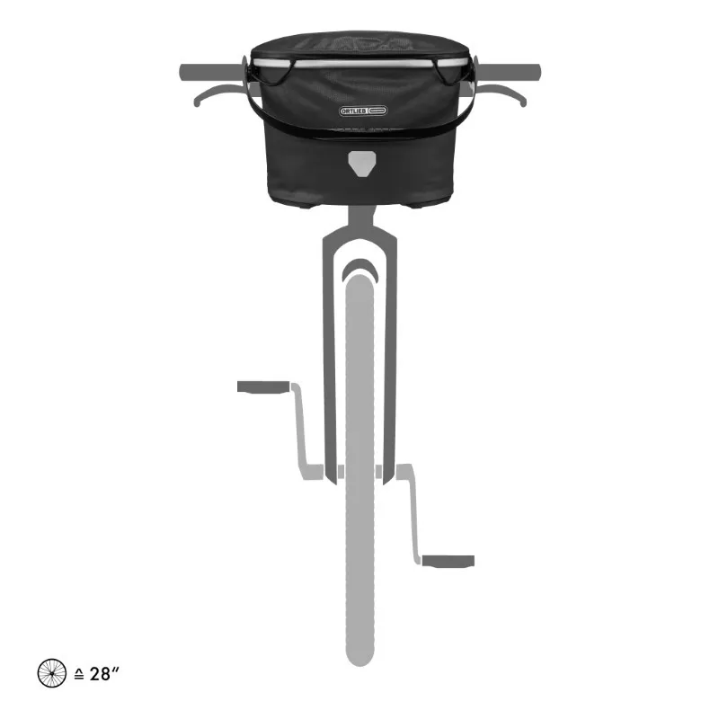 Ortlieb Up Town City Handlebar Bag - 17.5 Litre - Black-4
