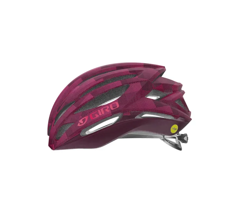 Giro Syntax Mips Road Helmet - Dark Cherry Towers-1