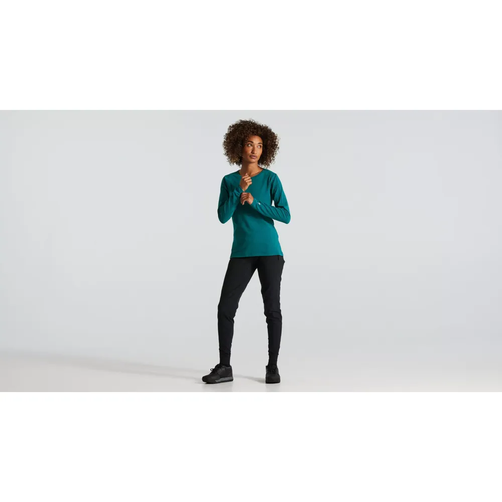 uPRISE Bikes Specialized Trail Women's Long Sleeve Jersey - Tropical Teal | Price match, 365 day return s, 18-Month Warranty, Finance Available & Free UK Delivery