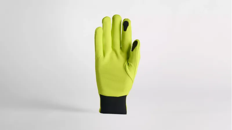 Specialized Softshell Thermal Men's Long Finger Gloves - Green-1