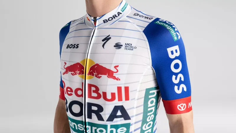 Specialized Red Bull BORA Hansgrohe Men's Short Sleeve Replica Jersey-3