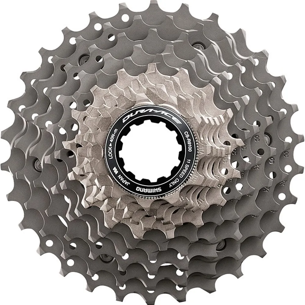 uPRISE Bikes Shimano CS-R9100 Dura-Ace 11 Speed Cassette - Silver - 12-25T | Price match, 365 day return s, 18-Month Warranty, Finance Available & Free UK Delivery