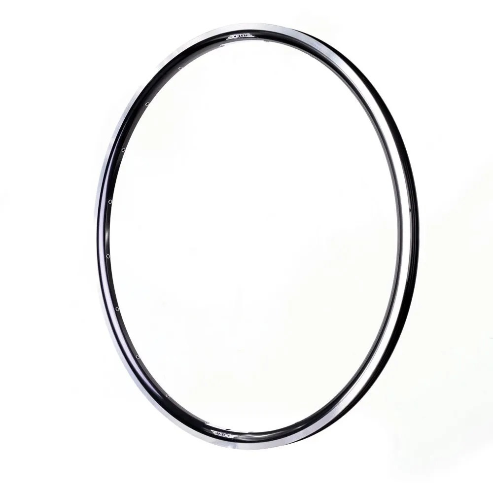 uPRISE Bikes Halo White Line Sport Rims 700c - Black/Silver - 20H | Price match, 365 day return s, 18-Month Warranty, Finance Available & Free UK Delivery