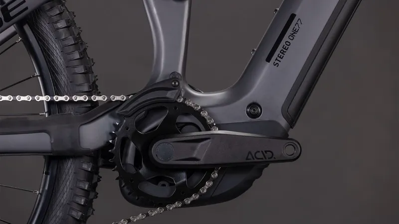 Cube Stereo Hybrid One77 HPC Race 800 Electric MTB - Irongrey-4