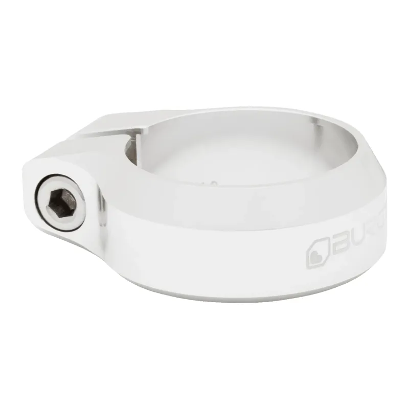 Burgtec Seat Post Clamp - Rhodium Silver