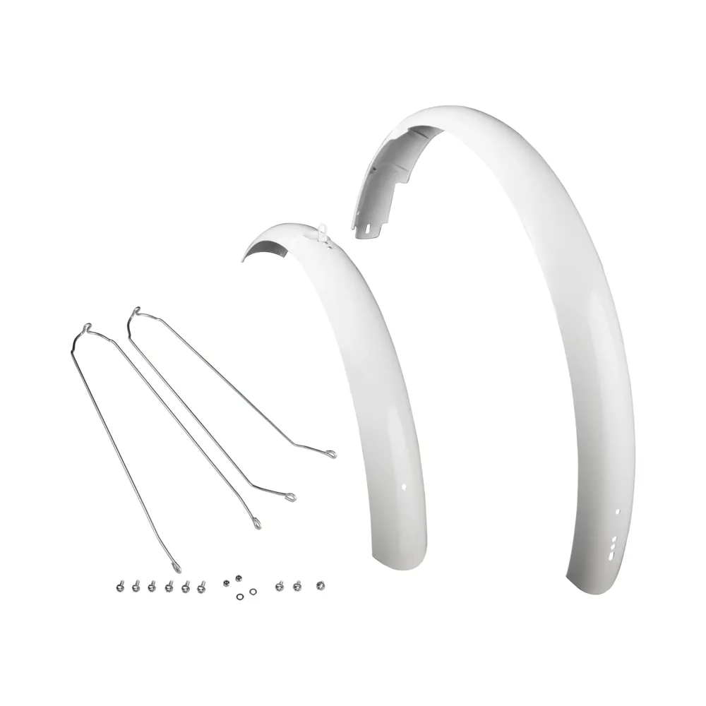 uPRISE Bikes Electra Townie Commute 700c Fender Set - White/Grey | Price match, 365 day return s, 18-Month Warranty, Finance Available & Free UK Delivery