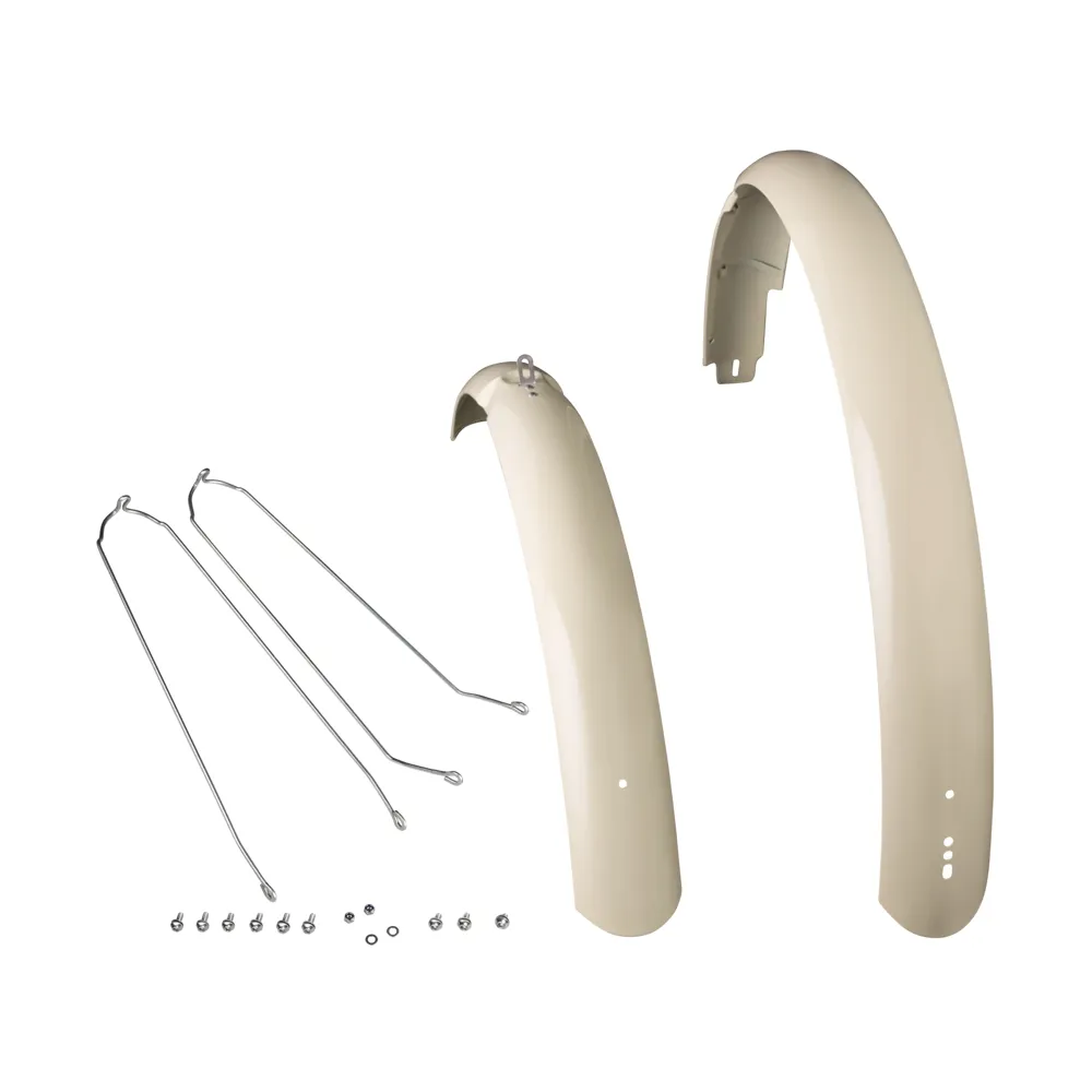 uPRISE Bikes Electra Townie Commute 700c Fender Set - Cream/Silver | Price match, 365 day return s, 18-Month Warranty, Finance Available & Free UK Delivery