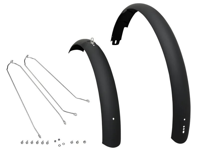 Electra Townie Commute 700c Fender Set - Electra Black/Dark Grey