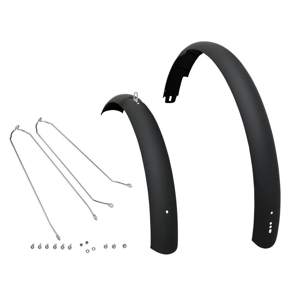 uPRISE Bikes Electra Townie Commute 700c Fender Set - Electra Black/Dark Grey | Price match, 365 day return s, 18-Month Warranty, Finance Available & Free UK Delivery