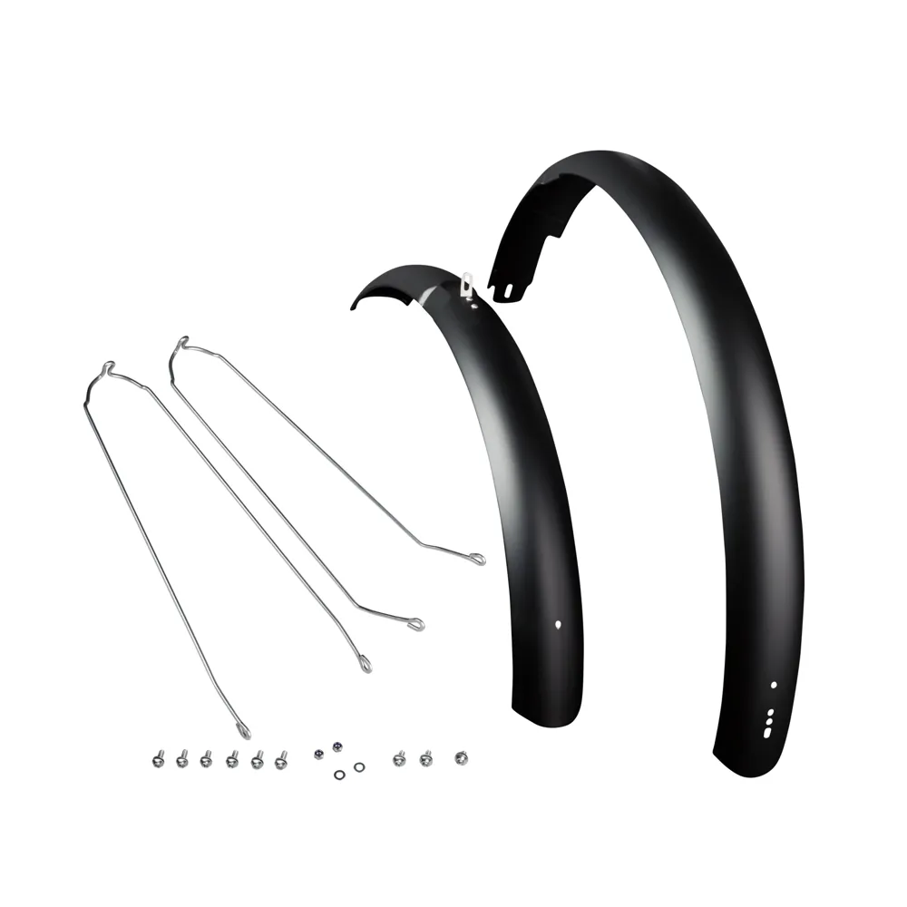 uPRISE Bikes Electra Townie Commute 700c Fender Set - Black/Silver | Price match, 365 day return s, 18-Month Warranty, Finance Available & Free UK Delivery