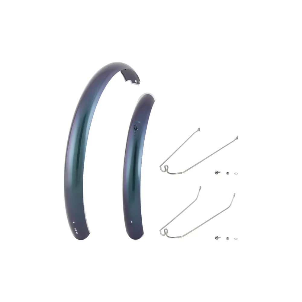 uPRISE Bikes Electra Townie Path 9D EQ 27.5 Inch Mudguard Sets - Aurora Metallic | Price match, 365 day return s, 18-Month Warranty, Finance Available & Free UK Delivery