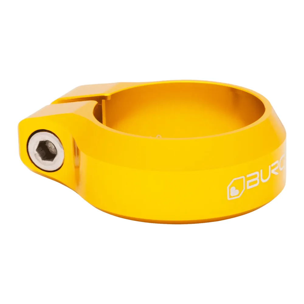 uPRISE Bikes Burgtec 39.7mm Diameter Seat Clamp - Burgtec Bullion Gold | Price match, 365 day returns, 18-Month Warranty, Finance Available & Free UK Delivery