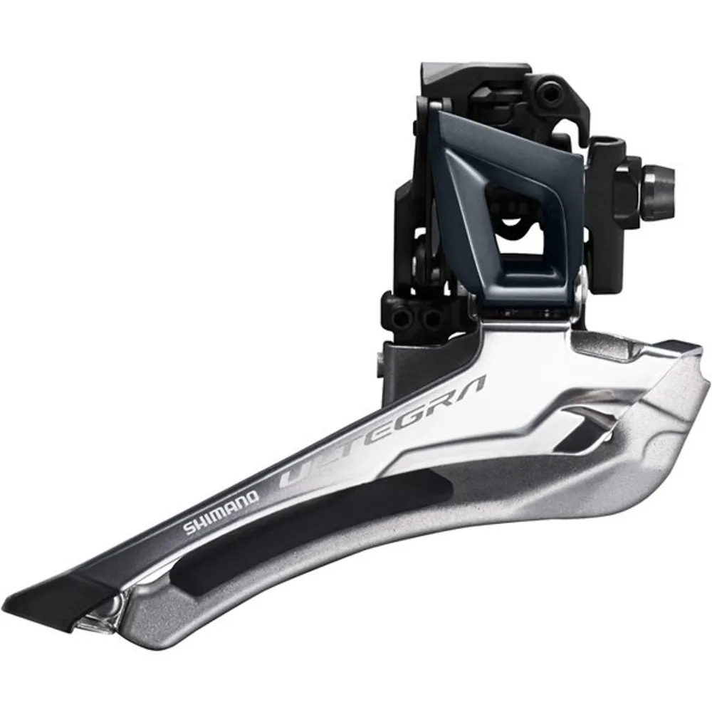 uPRISE Bikes Shimano FD-R8000 Ultegra 11 Speed Double Front Mech - Grey - Braze-on | Price match, 365 day return s, 18-Month Warranty, Finance Available & Free UK Delivery