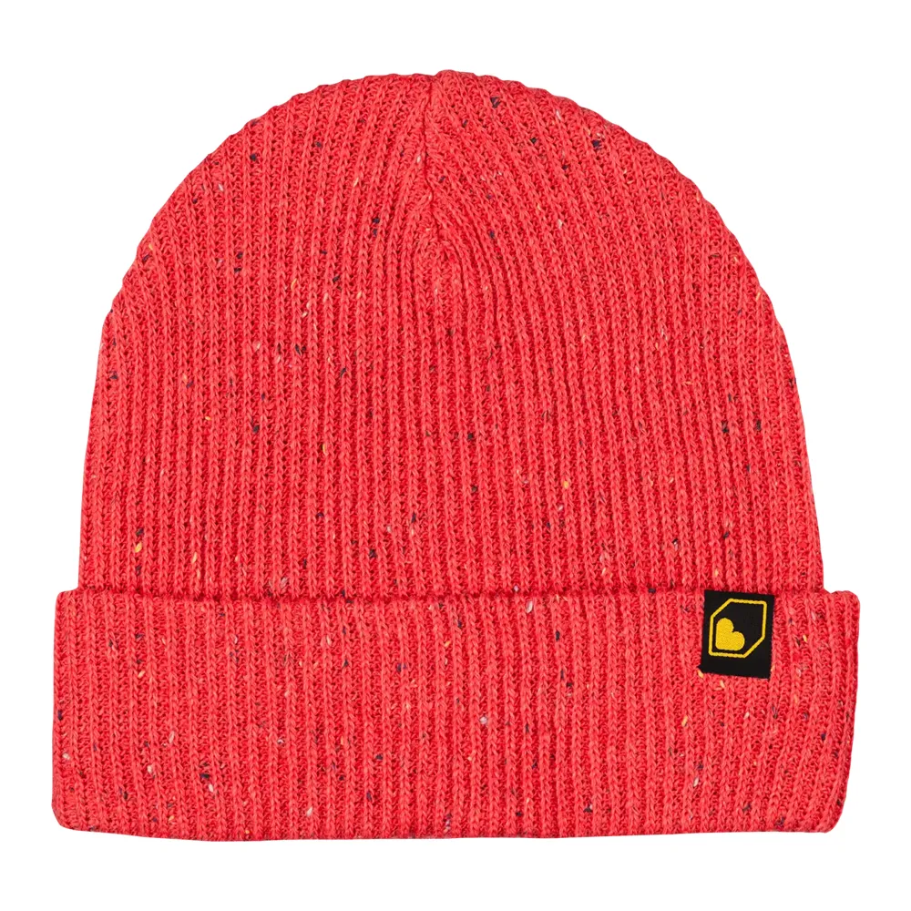 uPRISE Bikes Burgtec Smuggler's Beanie Hat - Raspberry Speckle | Price match, 365 day return s, 18-Month Warranty, Finance Available & Free UK Delivery