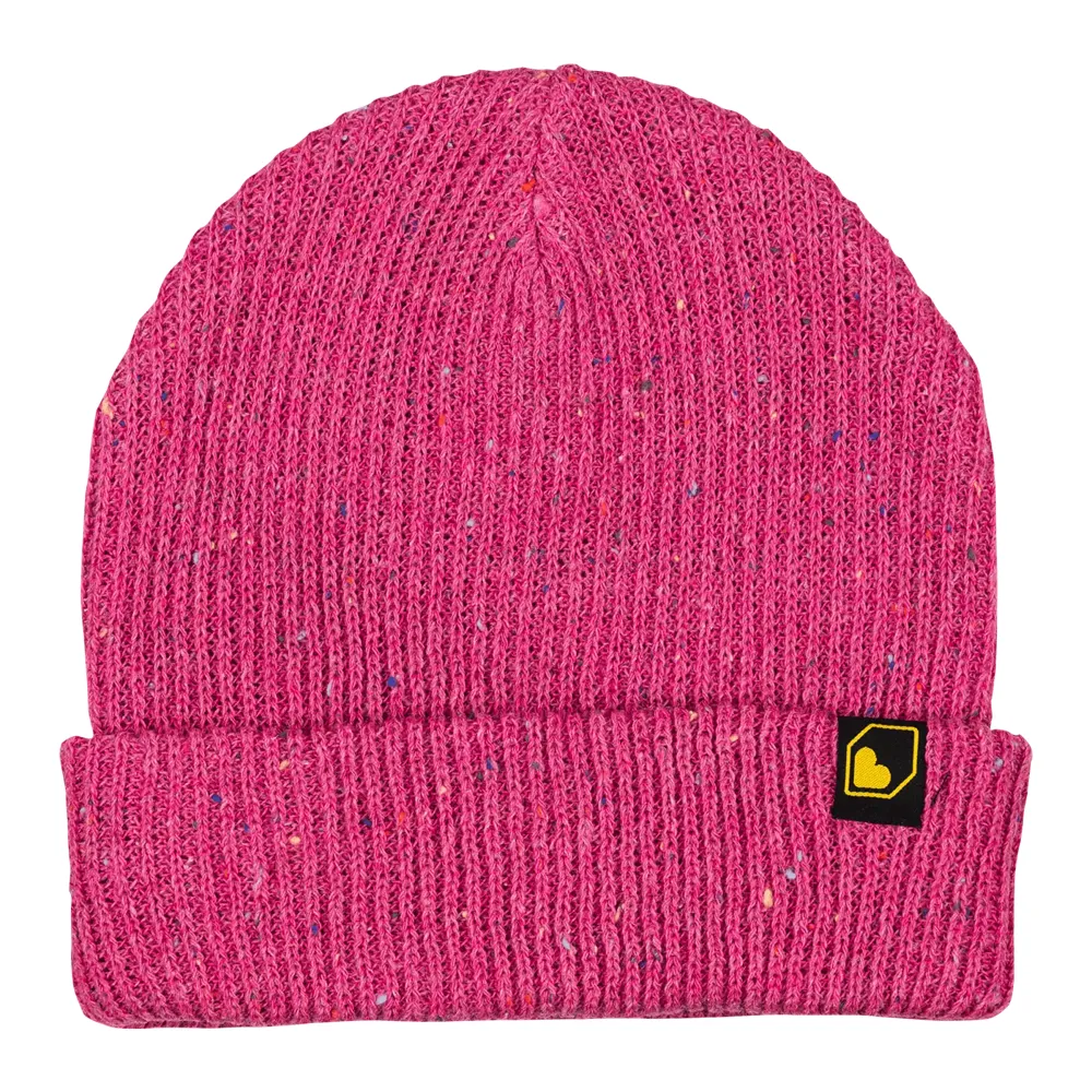 uPRISE Bikes Burgtec Smuggler's Beanie Hat - Fuchsia Speckle | Price match, 365 day return s, 18-Month Warranty, Finance Available & Free UK Delivery