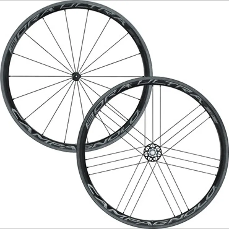 Campagnolo Bora Ultra 35 Dark Label Clincher Road Wheelset - Campag