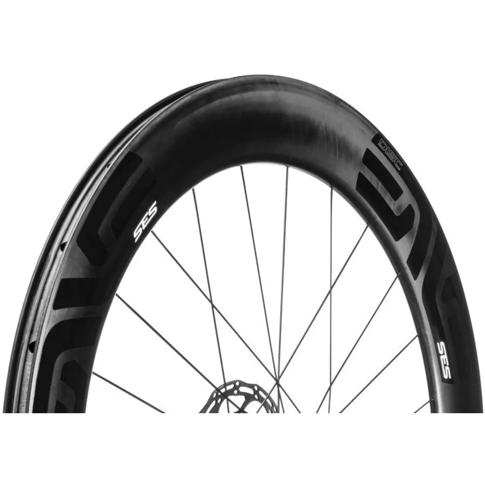uPRISE Bikes Enve 7.8 SES Clincher Disc Road Rim - Black - Rear 24H | Price match, 365 day return s, 18-Month Warranty, Finance Available & Free UK Delivery
