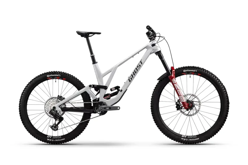 Ghost Poacha Full Party 2026 Carbon Full Suspension MTB - Grey Silver