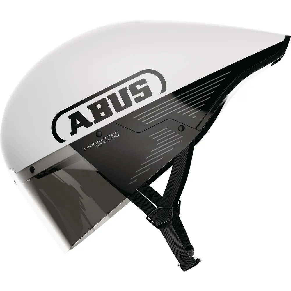uPRISE Bikes Abus TimeShifter Time Trials/Triathlon Helmet - Polar White | Price match, 365 day returns, 18-Month Warranty, Finance Available & Free UK Delivery