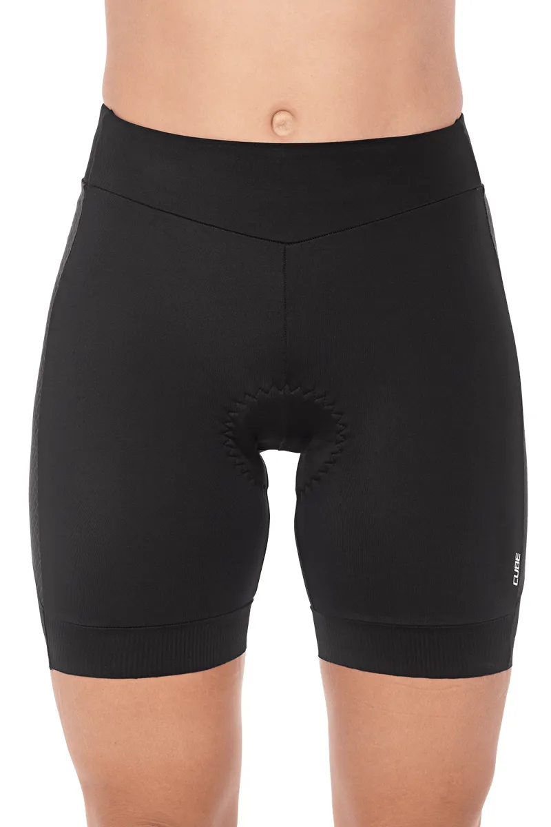 Cube Blackline Womens Cycle Shorts - Black-1