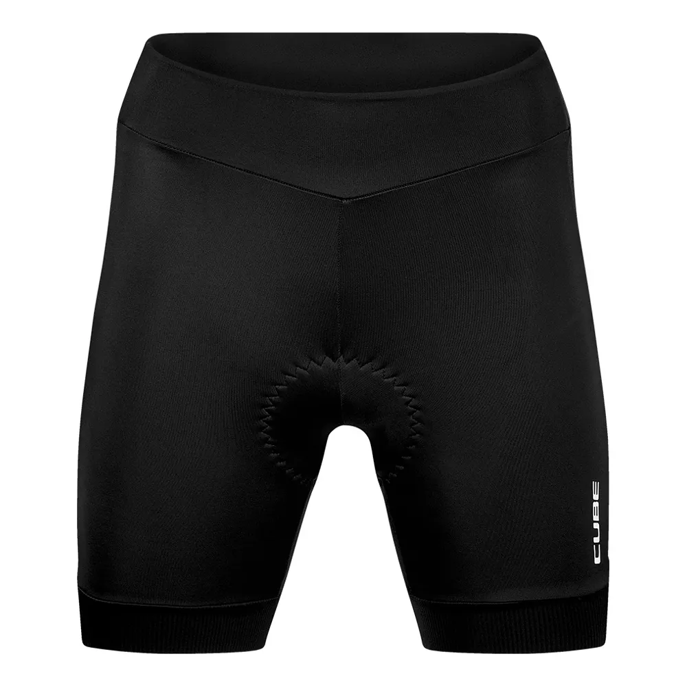 uPRISE Bikes Cube Blackline Womens Cycle Shorts - Black | Price match, 365 day return s, 18-Month Warranty, Finance Available & Free UK Delivery