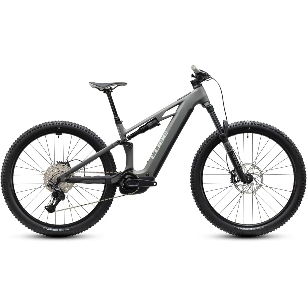 uPRISE Bikes Cube Stereo Hybrid One44 HPC Pro 800 2027 Electric MTB - Oldgrey/Black | Price match, 365 day returns, 18-Month Warranty, Finance Available & Free UK Delivery