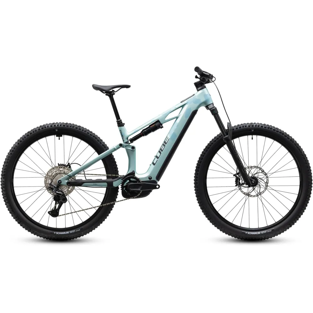uPRISE Bikes Cube Stereo Hybrid One44 HPC Pro 800 2027 Electric MTB - Pearlaqua | Price match, 365 day returns, 18-Month Warranty, Finance Available & Free UK Delivery