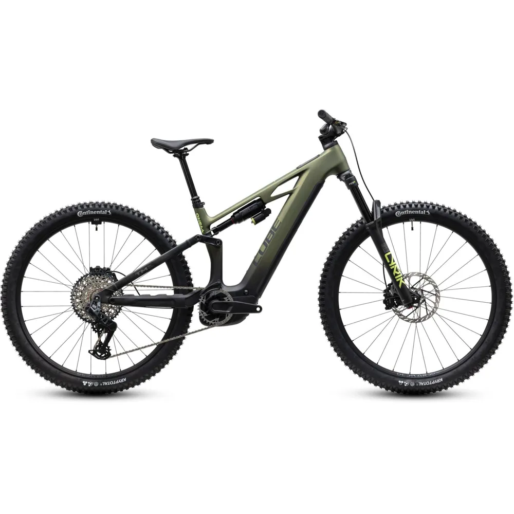 uPRISE Bikes Cube Stereo Hybrid One44 HPC TM 800wh 2027 Electric MTB - Reedgreen | Price match, 365 day returns, 18-Month Warranty, Finance Available & Free UK Delivery