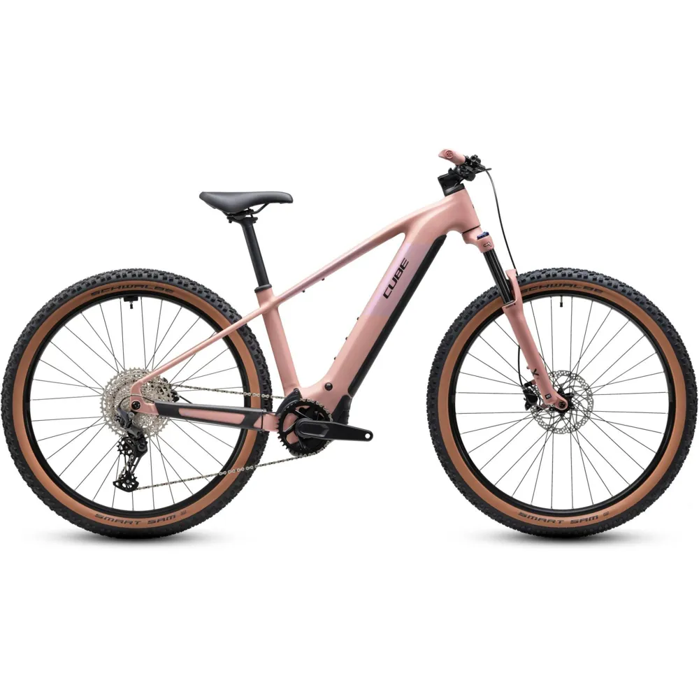 uPRISE Bikes Cube Reaction Hybrid Performance 720wh 2027 Electric MTB - Ruby/Black | Price match, 365 day returns, 18-Month Warranty, Finance Available & Free UK Delivery