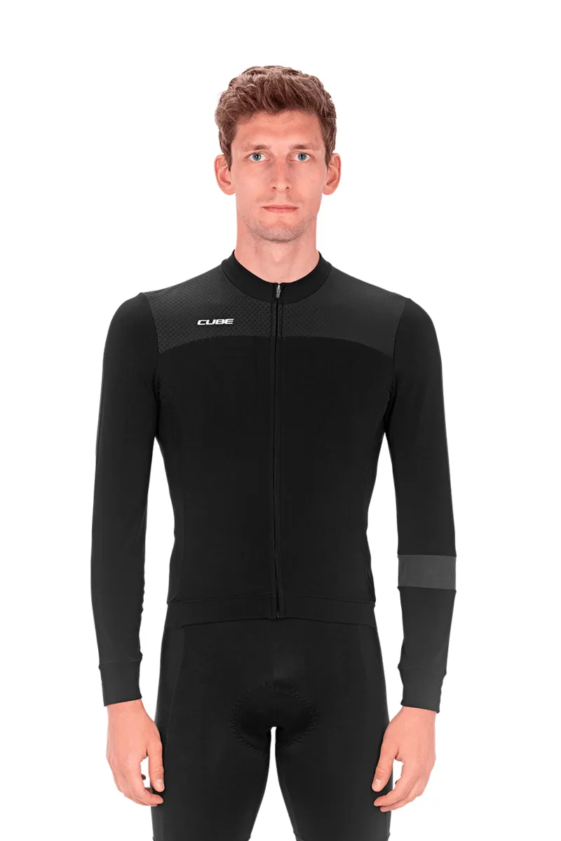 Cube Blackline Long Sleeve Jersey - Black-1