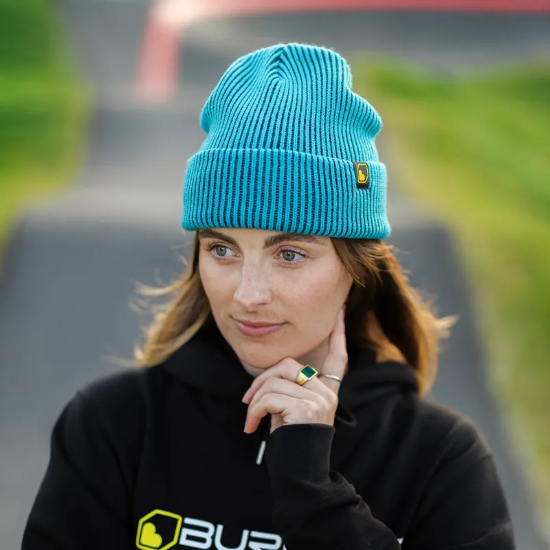 Burgtec Bootleg Beanie Hat - Tempo Teal-4