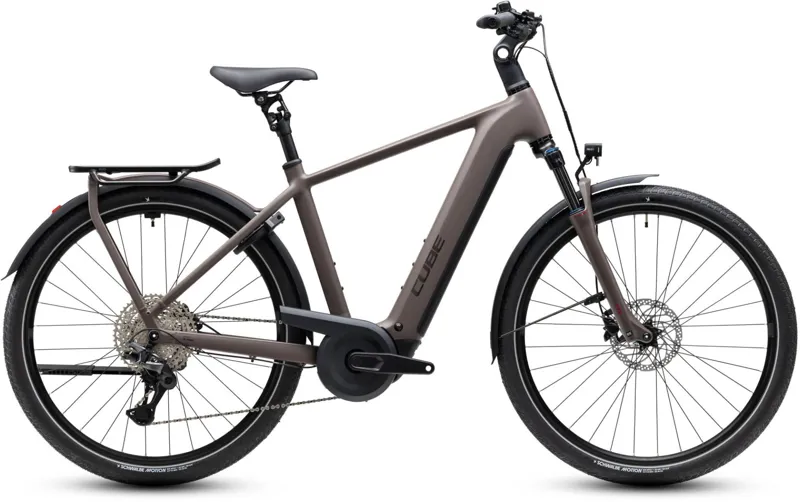Cube Kathmandu Hybrid One 800 2027 Electric Hybrid Bike - Cedar/Chrome