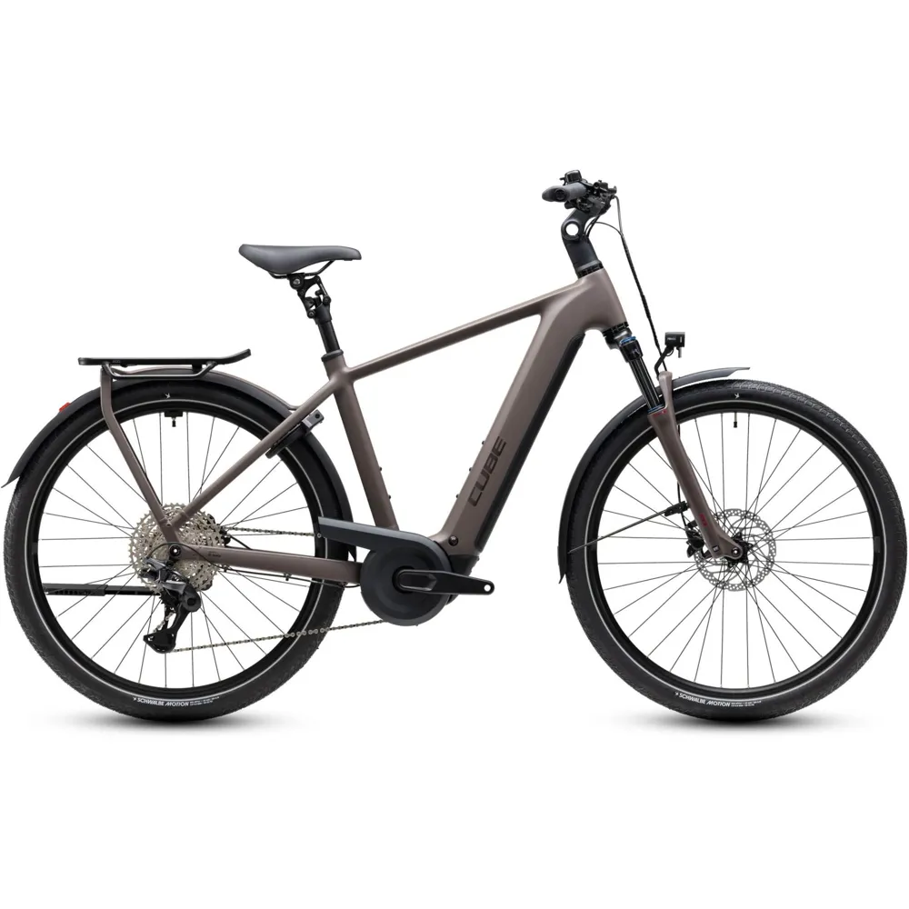 uPRISE Bikes Cube Kathmandu Hybrid One 800wh 2027 Electric Hybrid Bike - Cedar/Chrome | Price match, 365 day returns, 18-Month Warranty, Finance Available & Free UK Delivery