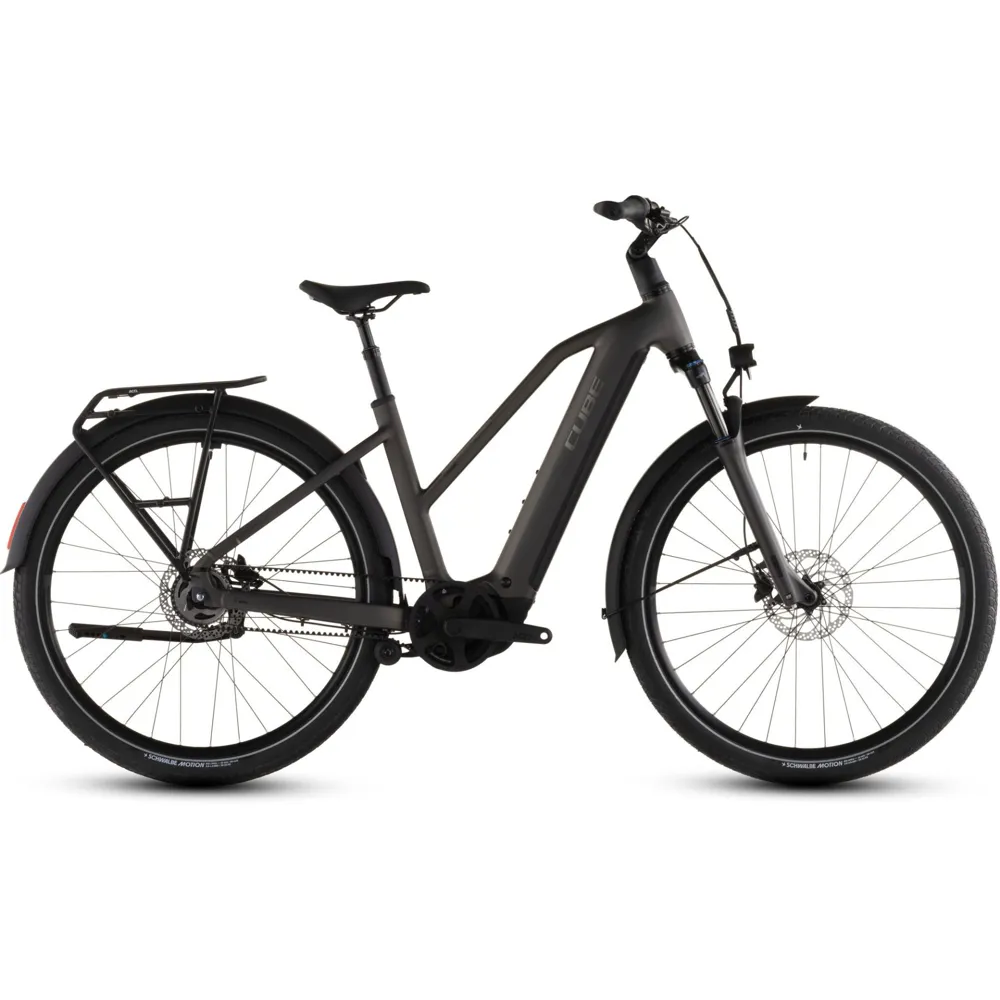 uPRISE Bikes Cube Touring Hybrid Comfort SLX 800wh Trapeze 2026 Electric Hybrid Bike - Charcoal | Price match, 365 day returns, 18-Month Warranty, Finance Available & Free UK Delivery