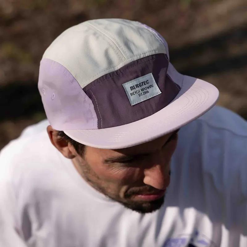 Burgtec Courier Five Panel Cap - Pink Lemonade-4