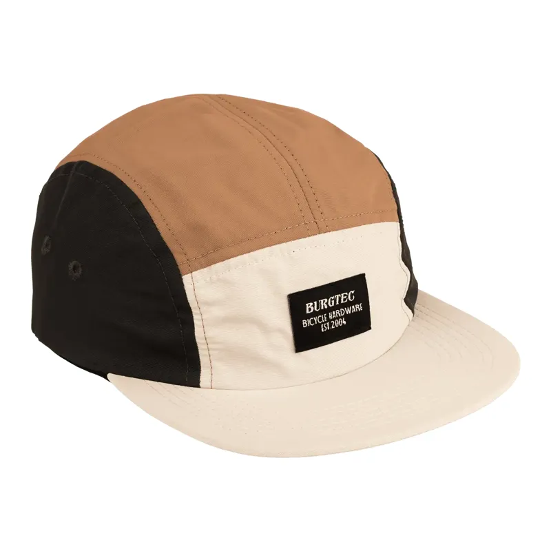 Burgtec Courier Five Panel Cap - Macchiato Mix