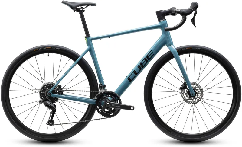 Cube Attain Pro 2027 Endurance Road Bike - Surfblue/Black