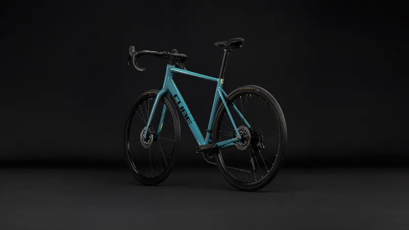 Cube Attain Pro 2027 Endurance Road Bike - Surfblue/Black-9