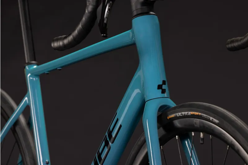 Cube Attain Pro 2027 Endurance Road Bike - Surfblue/Black-5