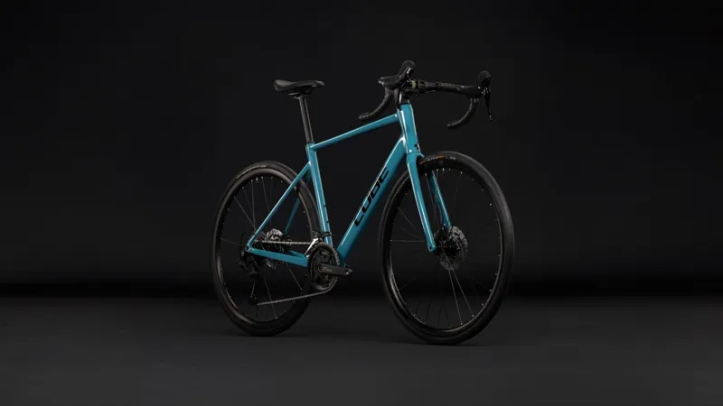 Cube Attain Pro 2027 Endurance Road Bike - Surfblue/Black-6