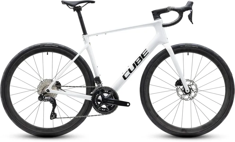 Cube Attain C 62 SLX 2027 Carbon Endurance Road Bike - Metallic White