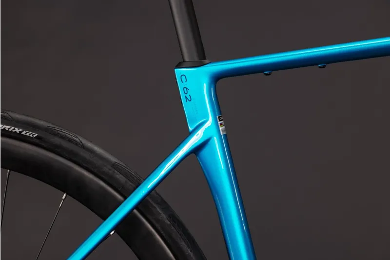 Cube Attain C 62 SLX 2027 Carbon Endurance Road Bike - Bali/Blue-5