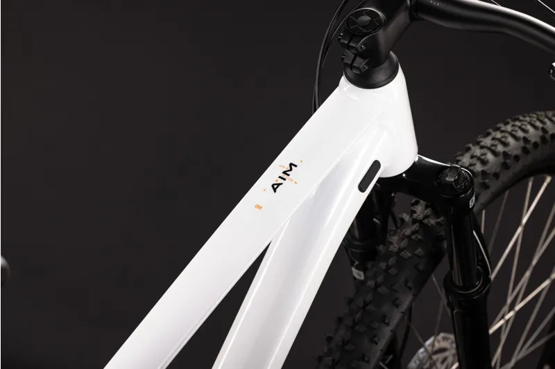 Cube Aim One 2027 Hardtail Mountain Bike - Metallicwhite/Black-1