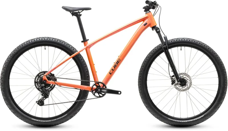 Cube Aim One 2027 Hardtail Mountain Bike - Salmon/Black