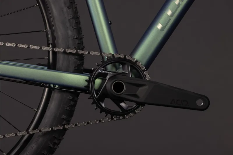 Cube Aim SLX 2027 Hardtail Mountain Bike - Shiftverde/Chrome-3