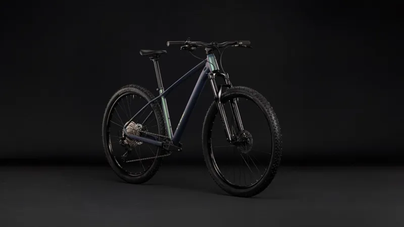Cube Aim SLX 2027 Hardtail Mountain Bike - Shiftverde/Chrome-5