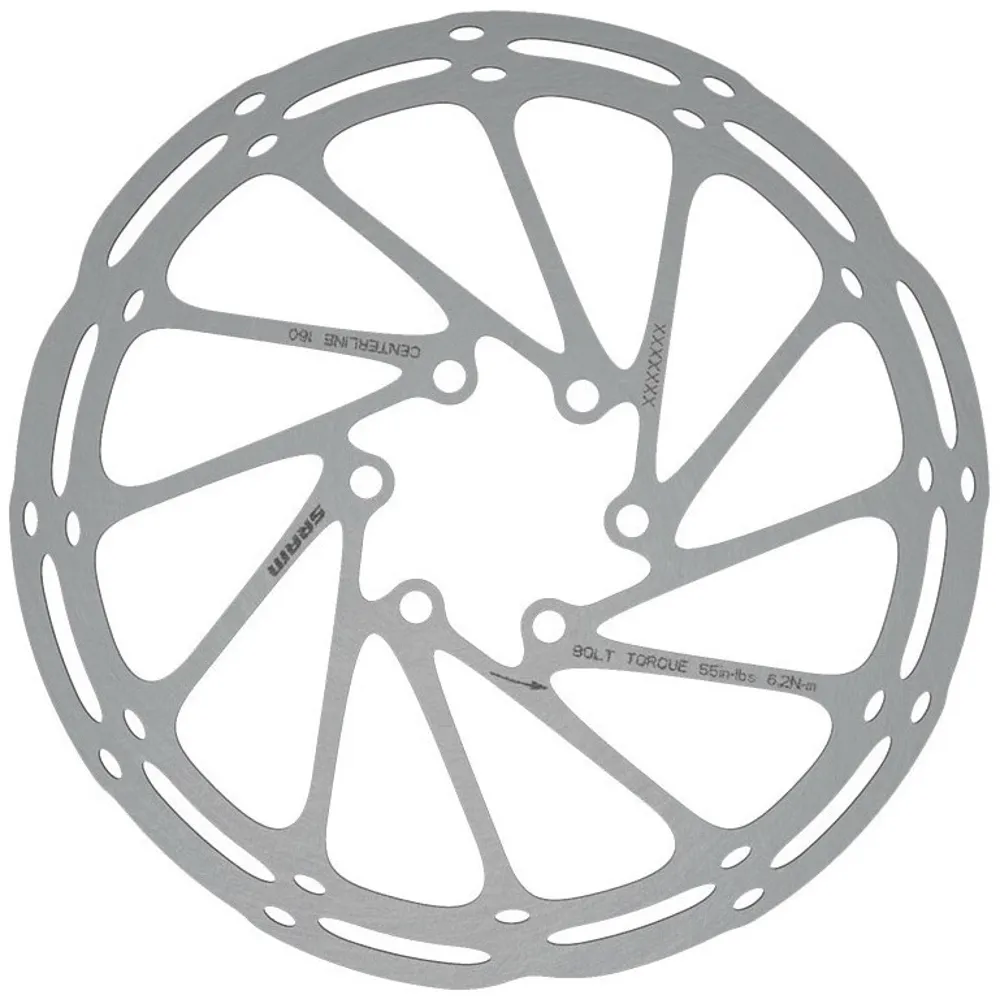 uPRISE Bikes Sram Rotor Centerline Rounded 6-Bolt Disc Rotor -180mm | Price match, 365 day return s, 18-Month Warranty, Finance Available & Free UK Delivery