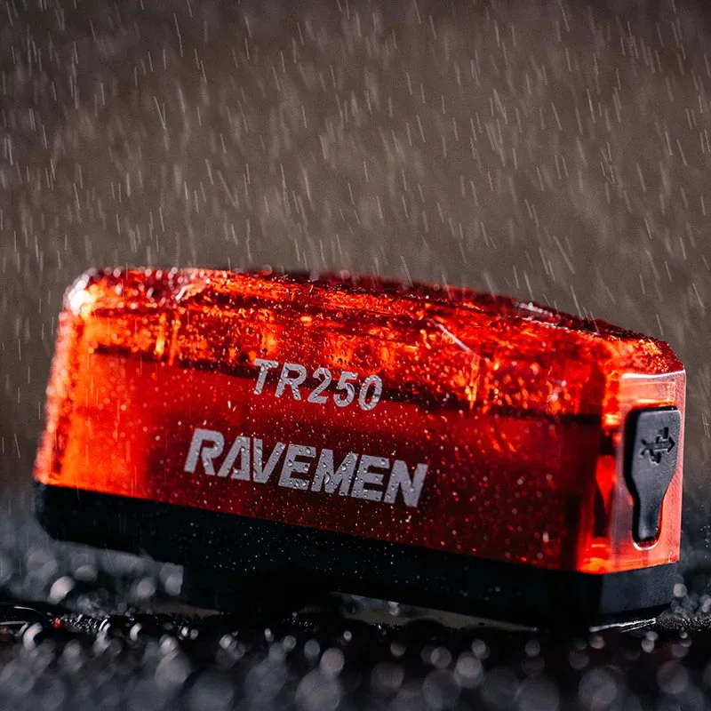 Ravemen TR250 Smart Alert USB 250 Lumen Rear Light - Black-5
